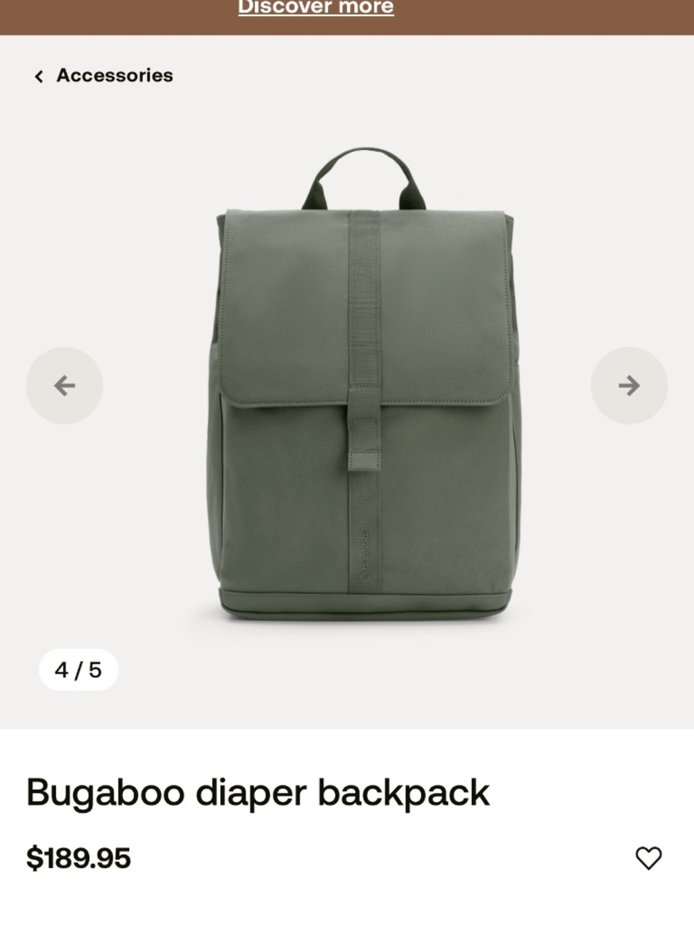 NWT Bugaboo Changing Backpack - Picture 4 of 12